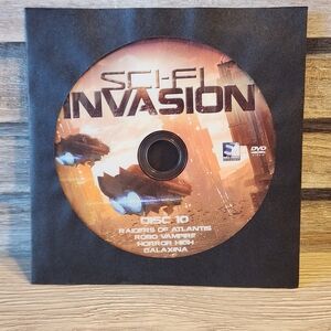 Sci Fi Invasion Science Fiction DVD Disc 10 4 Movies